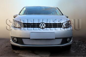 Защита радиатора Стрелка11 Стандарт Volkswagen Caddy  2K - Touran  1T (хром)