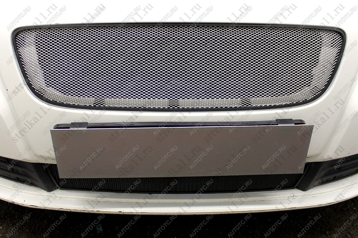 3 079 р. Защита радиатора (низ) Стрелка11 Стандарт  Volvo S40  MS седан (2007-2012) рестайлинг (хром)  с доставкой в г. Керчь