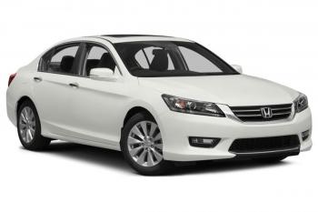 Зимняя заглушка решетки радиатора Стрелка11 Honda Accord  9 CR (2013-2016) седан дорестайлинг (черная)