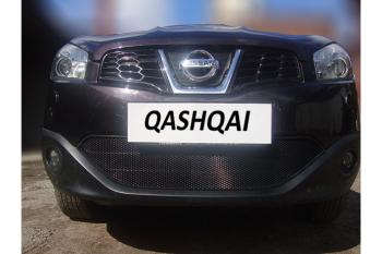 759 р. Зимняя заглушка решетки радиатора Стрелка11 Nissan Qashqai 1 J10 рестайлинг (2010-2013)  с доставкой в г. Керчь. Увеличить фотографию 2