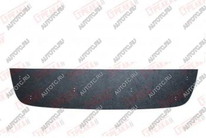 759 р. Зимняя заглушка решетки радиатора Стрелка11  Nissan Qashqai  2 (2013-2019) J11 дорестайлинг (черная)  с доставкой в г. Керчь