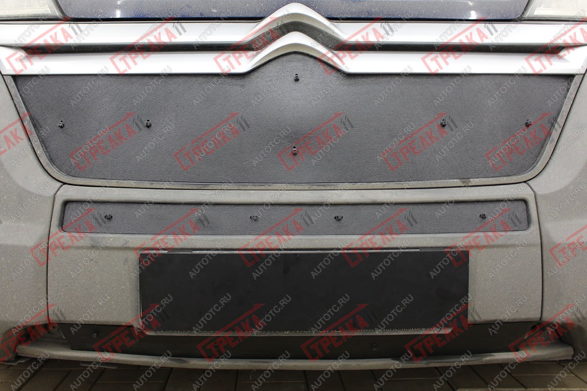 2 079 р. Зимняя защита на стяжке (низ 2 части) Стрелка11 Fiat Ducato 290 (2014-2025) (черная)  с доставкой в г. Керчь
