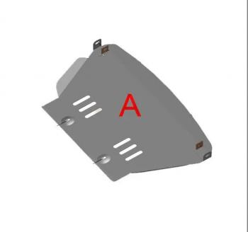 3 299 р. Защита радиатора (установка невозможна без ALF24632st) (V-2.4) ALFECO Toyota Estima Lucida XR10,20 дорестайлинг (1992-1995) (сталь 2 мм)  с доставкой в г. Керчь. Увеличить фотографию 2