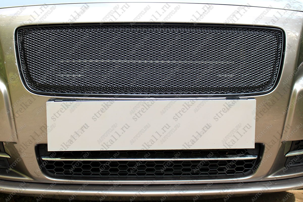 5 749 р. Защита радиатора (устанавливается вместо штатной) Стрелка11 PREMIUM  Volvo S80  AS60 седан (2006-2010) дорестайлинг (черная)  с доставкой в г. Керчь
