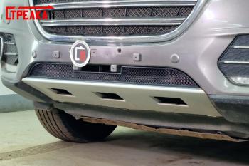 2 199 р. Защита радиатора (низ) Стрелка11 Стандарт Haval H6 (2013-2020) (черная)  с доставкой в г. Керчь. Увеличить фотографию 2