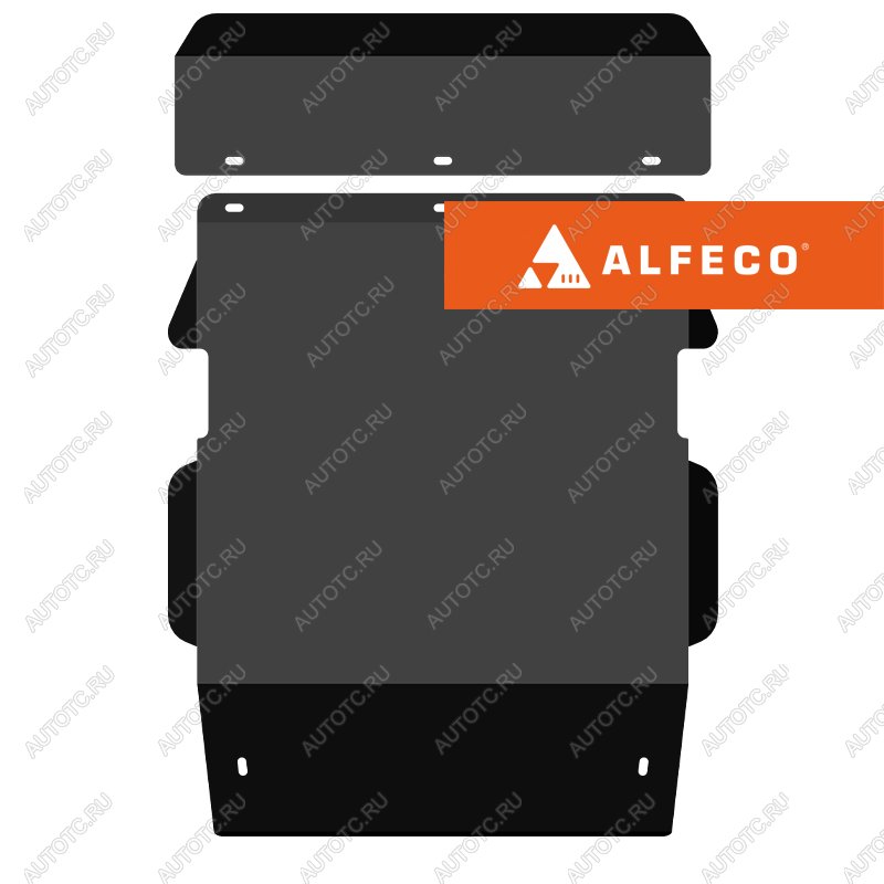 13 199 р. Защита картера и КПП (2 части) (V-3.2) ALFECO  Isuzu MU ( UCS,  UES) (1989-2002) дорестайлинг, рестайлинг (алюминий)  с доставкой в г. Керчь