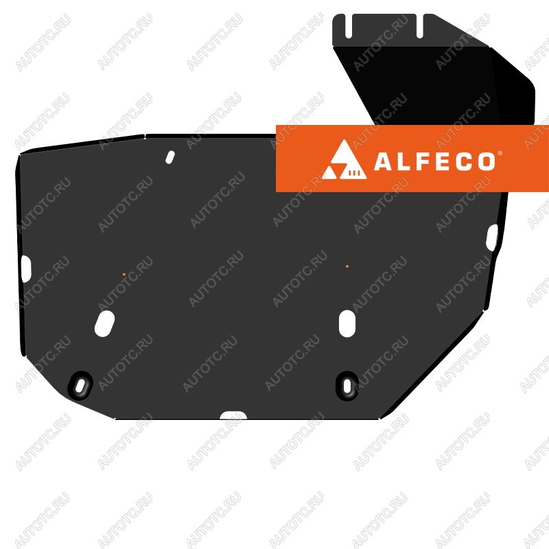 12 099 р. Защита топливного бака и адсорбера (2 части) (V-all) ALFECO  JAC JS6 (2022-2025) (алюминий)  с доставкой в г. Керчь