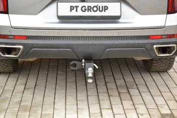 14 549 р. Фаркоп под съемный квадрат Petroil Tuning GAC GS8 (2023-2025)  с доставкой в г. Керчь. Увеличить фотографию 5