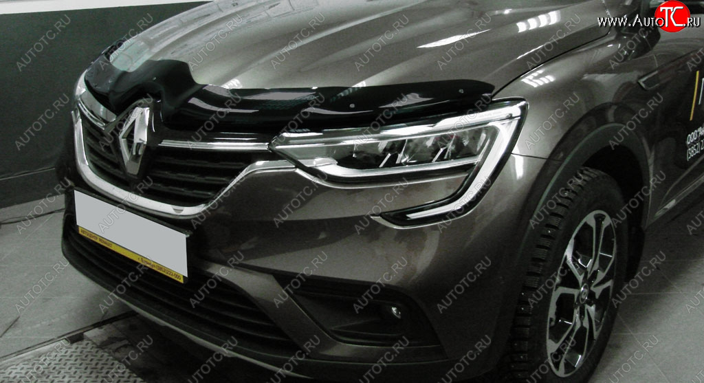 3 299 р. Дефлектор капота SIM Renault Arkana (2019-2025)  с доставкой в г. Керчь