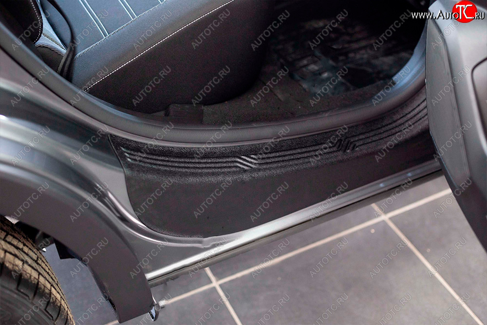 2 989 р. Накладки порожков салона RA  Renault Arkana (2019-2025) (Задние)  с доставкой в г. Керчь