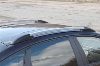 8 929 р. Рейлинги Petroil Tuning  Renault Arkana (2019-2025) (Цвет: серебристый)  с доставкой в г. Керчь. Увеличить фотографию 3