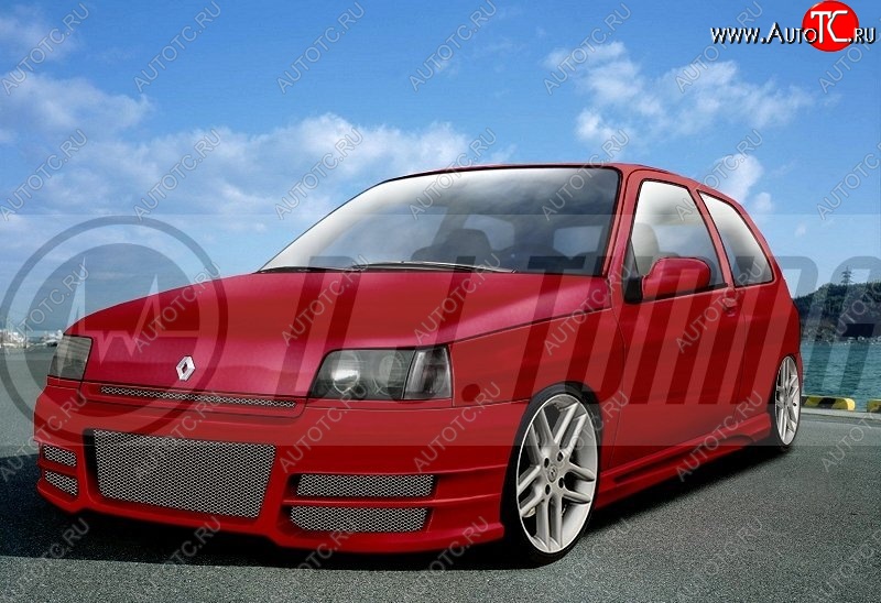 22 899 р. Передний бампер D.J. Renault Clio B57 дорестайлинг, хэтчбэк 5 дв. (1990-1994)  с доставкой в г. Керчь