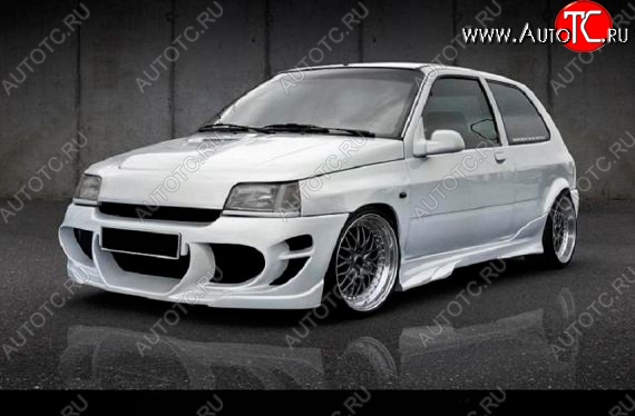 22 899 р. Передний бампер EVO Renault Clio B57 дорестайлинг, хэтчбэк 5 дв. (1990-1994)  с доставкой в г. Керчь