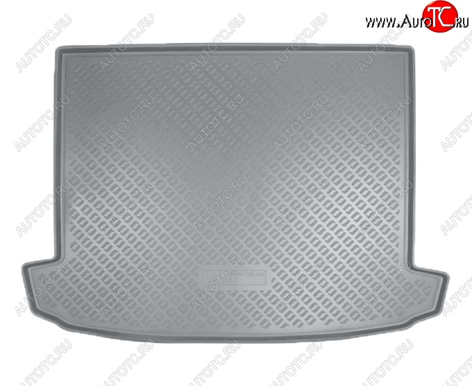 2 199 р. Коврик в багажник Norplast  Renault Clio  KH98 (2012-2020) дорестайлинг универсал, рестайлинг универсал (Серый)  с доставкой в г. Керчь