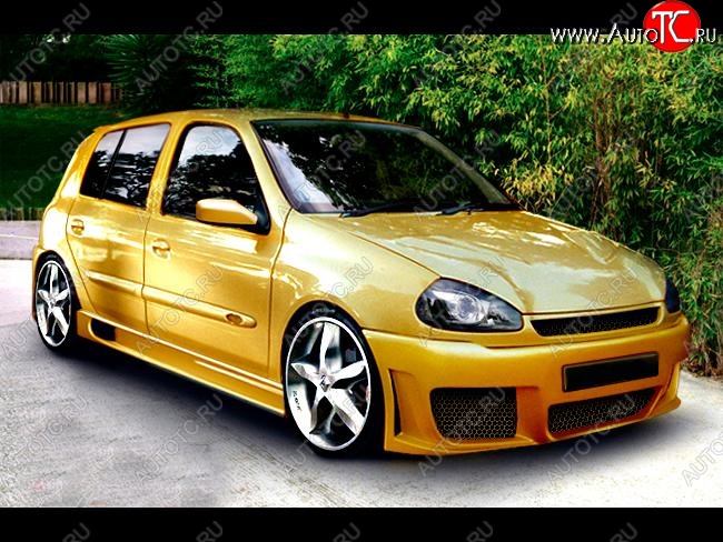 25 699 р. Передний бампер Rieger Renault Clio BB дорестайлинг, хэтчбэк 5 дв. (1998-2002)  с доставкой в г. Керчь
