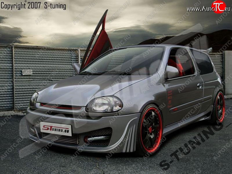 25 999 р. Передний бампер S1 Renault Clio BB дорестайлинг, хэтчбэк 5 дв. (1998-2002)  с доставкой в г. Керчь