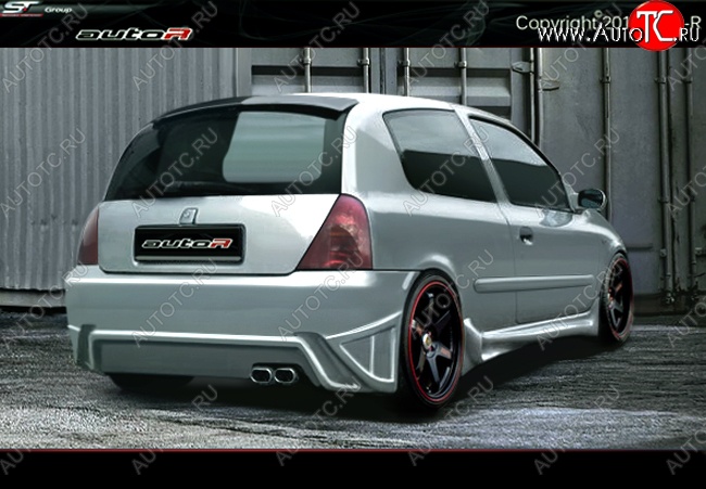 25 999 р. Задний бампер Auto-R Renault Clio BB дорестайлинг, хэтчбэк 5 дв. (1998-2002)  с доставкой в г. Керчь