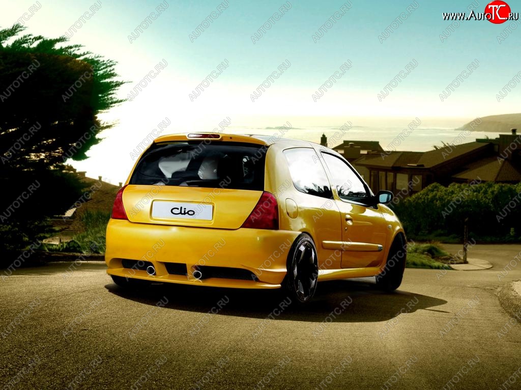 25 699 р. Задний бампер Rieger Renault Clio BB дорестайлинг, хэтчбэк 5 дв. (1998-2002)  с доставкой в г. Керчь