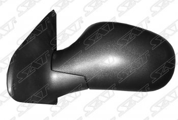 Боковое левое зеркало заднего вида SAT (регулировка: мех.) Renault Clio ( CB,  BB) (1998-2002) дорестайлинг, хэтчбэк 3 дв., дорестайлинг, хэтчбэк 5 дв.