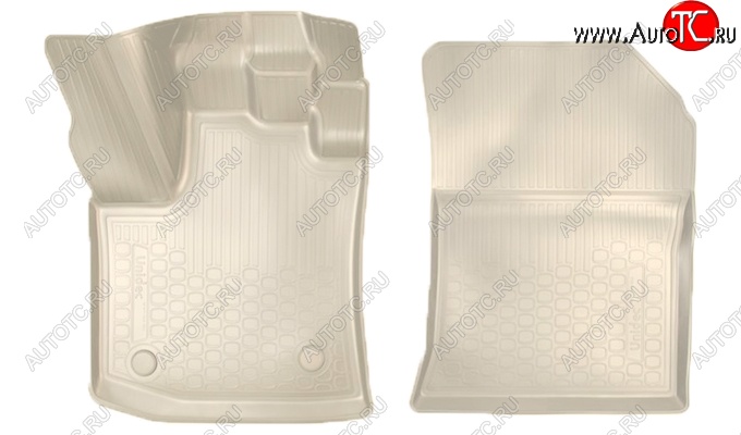 1 899 р. Коврики салонные Noplast (3D)  Renault Dokker (2012-2025) (Бежевый)  с доставкой в г. Керчь