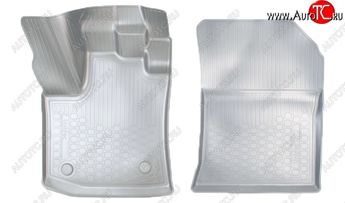 1 899 р. Коврики салонные Noplast (3D)  Renault Dokker (2012-2025) (Серые)  с доставкой в г. Керчь