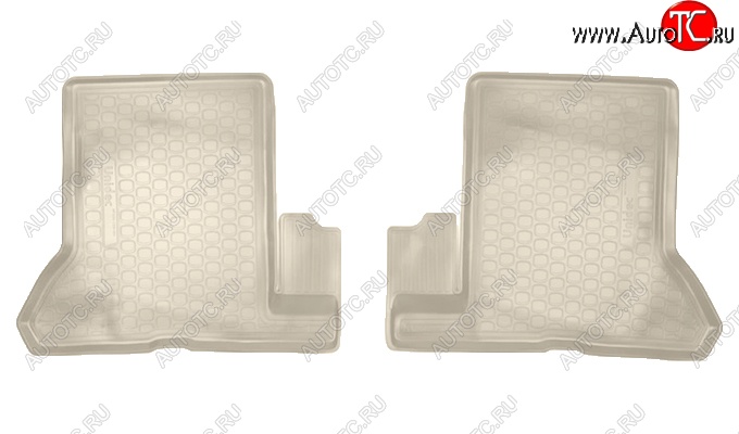 1 699 р. Коврики салонные Noplast (3D, 2 ряд)  Renault Dokker (2012-2025) (Бежевые)  с доставкой в г. Керчь