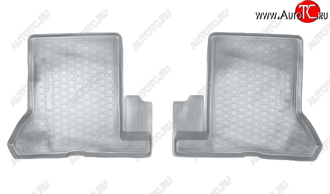 1 699 р. Коврики салонные Noplast (3D, 2 ряд)  Renault Dokker (2012-2025) (Серые)  с доставкой в г. Керчь