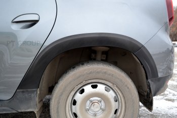 6 959 р. Защитные накладки на арки Petroil Tuning Renault Duster HM рестайлинг (2021-2024) (Текстурная поверхность (шагрень))  с доставкой в г. Керчь. Увеличить фотографию 5