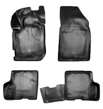 Коврики салонные Noplast (3D, без ящика под сидением) Renault Duster HM рестайлинг (2021-2024)