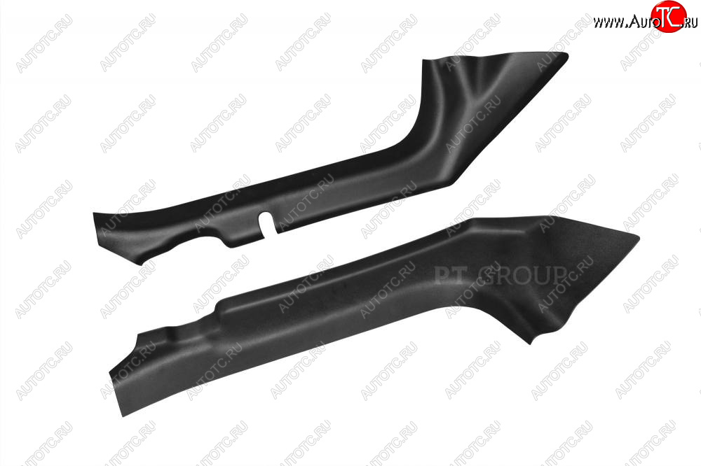 2 249 р. Накладки на ковролин пола Petroil Tuning (передние боковые) Renault Duster HM рестайлинг (2021-2024) (Текстурная поверхность (шагрень))  с доставкой в г. Керчь
