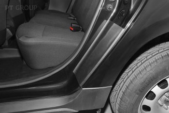 1 059 р. Пороги накладки дверей Petroil Tuning (арочная часть) Renault Duster HM рестайлинг (2021-2024) (Текстурная поверхность (шагрень))  с доставкой в г. Керчь. Увеличить фотографию 4