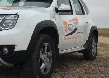 7 649 р. Накладки на колесные арки Артформ Renault Duster HS рестайлинг (2015-2021)  с доставкой в г. Керчь. Увеличить фотографию 3
