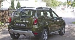 1 749 р. Защитная накладка на задний бампер RA v4  Renault Duster  HS (2015-2021) рестайлинг  с доставкой в г. Керчь. Увеличить фотографию 2