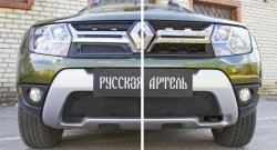 1 239 р. Защитная сетка решетки радиатора РА Renault Duster HS рестайлинг (2015-2021)  с доставкой в г. Керчь. Увеличить фотографию 4