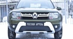 1 299 р. Зимняя заглушка решетки переднего бампера РА Renault Duster HS рестайлинг (2015-2021)  с доставкой в г. Керчь. Увеличить фотографию 2