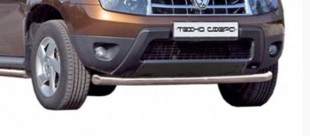 Защита переднего бампера ТехноСфера (Техно Сфера) (нержавейка, d63.5 mm) Renault Duster  HS (2015-2021) рестайлинг