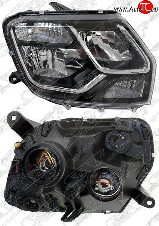 4 289 р. Правая фара SAT Renault Duster HS рестайлинг (2015-2021)  с доставкой в г. Керчь