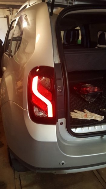 2 059 р. Фонарь FS (левый) Renault Duster HS рестайлинг (2015-2021)  с доставкой в г. Керчь. Увеличить фотографию 3