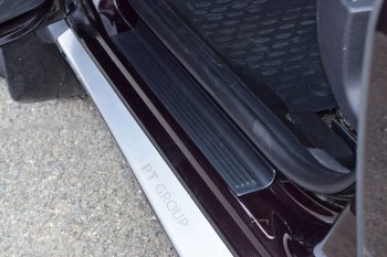 949 р. Пороги накладки передних дверей Petroil Tuning Renault Duster HS дорестайлинг (2010-2015)  с доставкой в г. Керчь. Увеличить фотографию 3