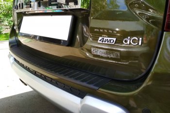 Защитная накладка заднего бампера Тюн-Авто Renault Duster  HS (2010-2021) дорестайлинг, рестайлинг