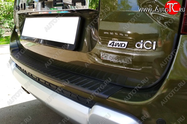 899 р. Защитная накладка заднего бампера Тюн-Авто  Renault Duster  HS (2010-2021) дорестайлинг, рестайлинг  с доставкой в г. Керчь