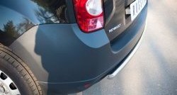 12 849 р. Защита заднего бампера (Ø42 мм, нержавейка, 4х2) SLITKOFF  Renault Duster  HS (2010-2015) дорестайлинг  с доставкой в г. Керчь. Увеличить фотографию 2
