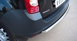 13 549 р. Одинарная защита заднего бампера из трубы диаметром 63 мм (4x2) SLITKOFF  Renault Duster  HS (2010-2015) дорестайлинг  с доставкой в г. Керчь. Увеличить фотографию 3