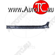 6 499 р. Пластиковый правый порог NSP Renault Duster HS рестайлинг (2015-2021) (Неокрашенный)  с доставкой в г. Керчь