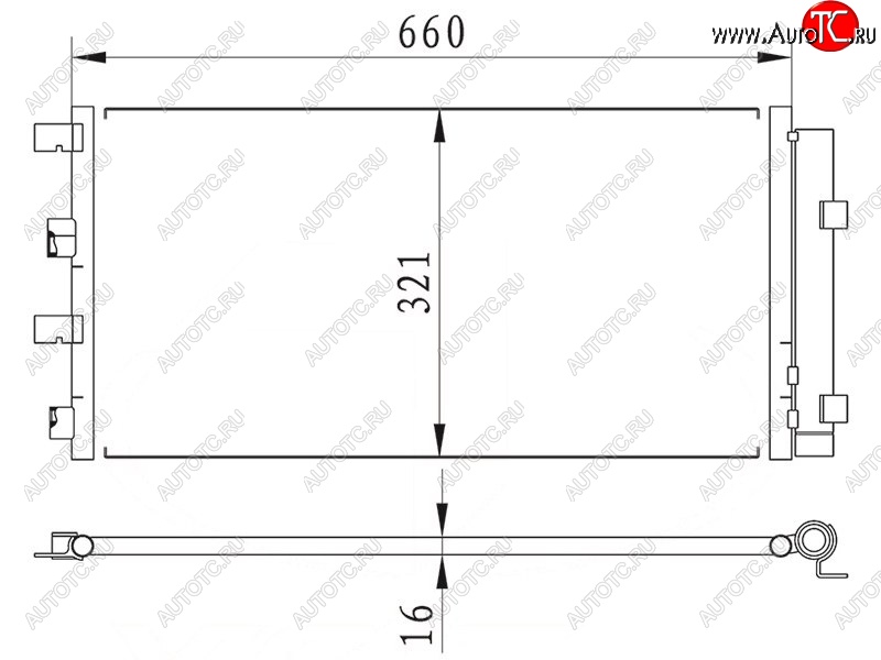 4 299 р. Радиатор кондиционера SAT Renault Duster HS дорестайлинг (2010-2015) с доставкой в г. Керчь Увеличить фотографию 1 4 299 р. Радиатор кондиционера SAT Renault Duster HS дорестайлинг (2010-2015) с доставкой в г. Керчь