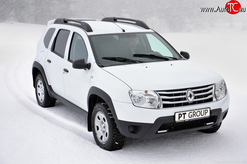 6 099 р. Комплект накладок на колёсные арки Petroil Tuning  Renault Duster  HS (2010-2015) дорестайлинг (Текстурная поверхность)  с доставкой в г. Керчь