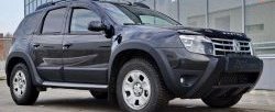 9 049 р. Накладки на арки крыльев Kart RS Nissan Terrano D10 дорестайлинг (2013-2016) (Неокрашенные)  с доставкой в г. Керчь. Увеличить фотографию 2