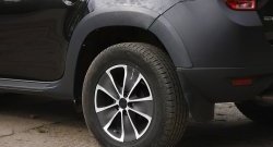 7 649 р. Накладки арок RA (комплект)  Renault Duster  HS (2010-2015) дорестайлинг (Поверхность шагрень)  с доставкой в г. Керчь. Увеличить фотографию 3