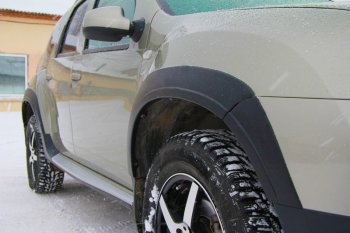 7 649 р. Накладки на колесные арки Артформ Renault Duster HS дорестайлинг (2010-2015)  с доставкой в г. Керчь. Увеличить фотографию 3