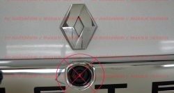 1 549 р. Накладка на пятую дверь Антихром Kart RS Renault Duster HS дорестайлинг (2010-2015) (Тисненный пластик)  с доставкой в г. Керчь. Увеличить фотографию 3